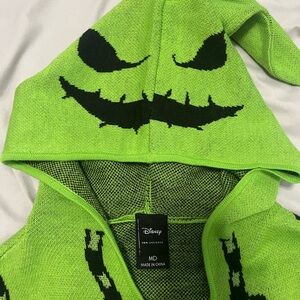 HER UNIVERSE Hot Topic Oogie Boogie Green Cardigan